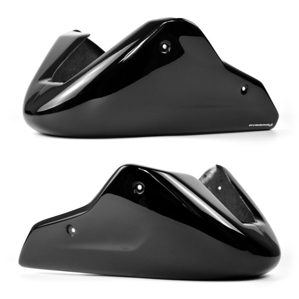 Pyramid Plastics Pyramid belly pan | gloss black | kawasaki z 650 2020>current